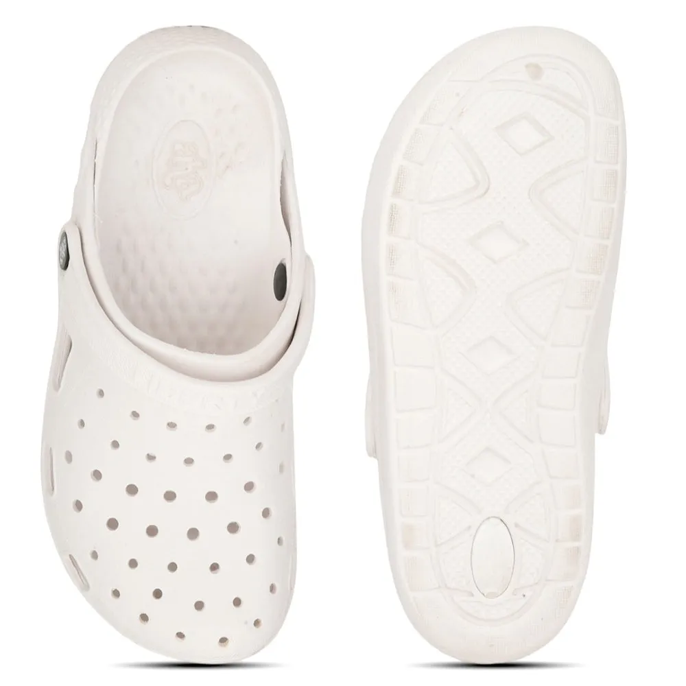 A-HA White Slingback Clogs For Women LPMXT-801 By Liberty