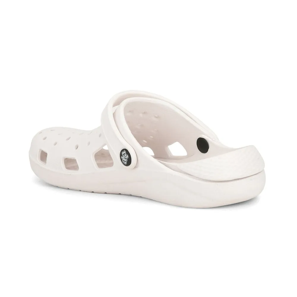 A-HA White Slingback Clogs For Women LPMXT-801 By Liberty