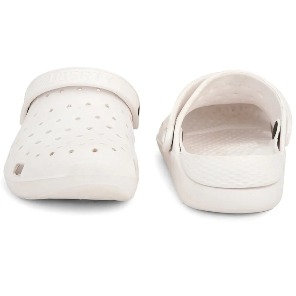A-HA White Slingback Clogs For Women LPMXT-801 By Liberty