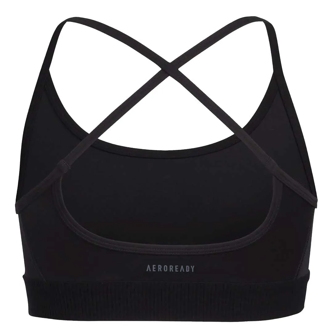 adidas - Girls' (Junior) All Me 3-Stripes Sports Bra (FZ8974)