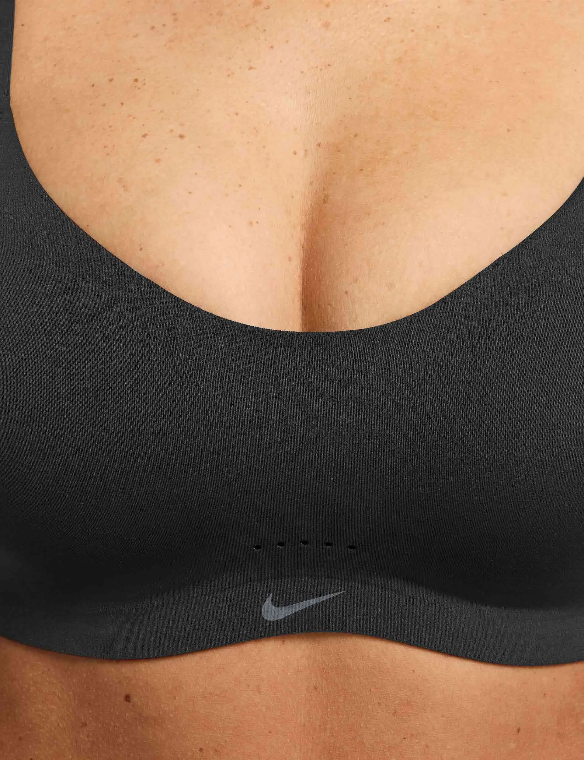 Alate Minimalist Convertible Bra - Black/Cool Grey