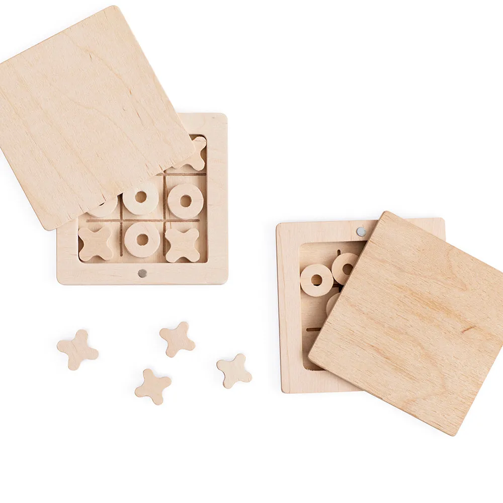 babai Wooden Classic Board Game Tic Tac Toe