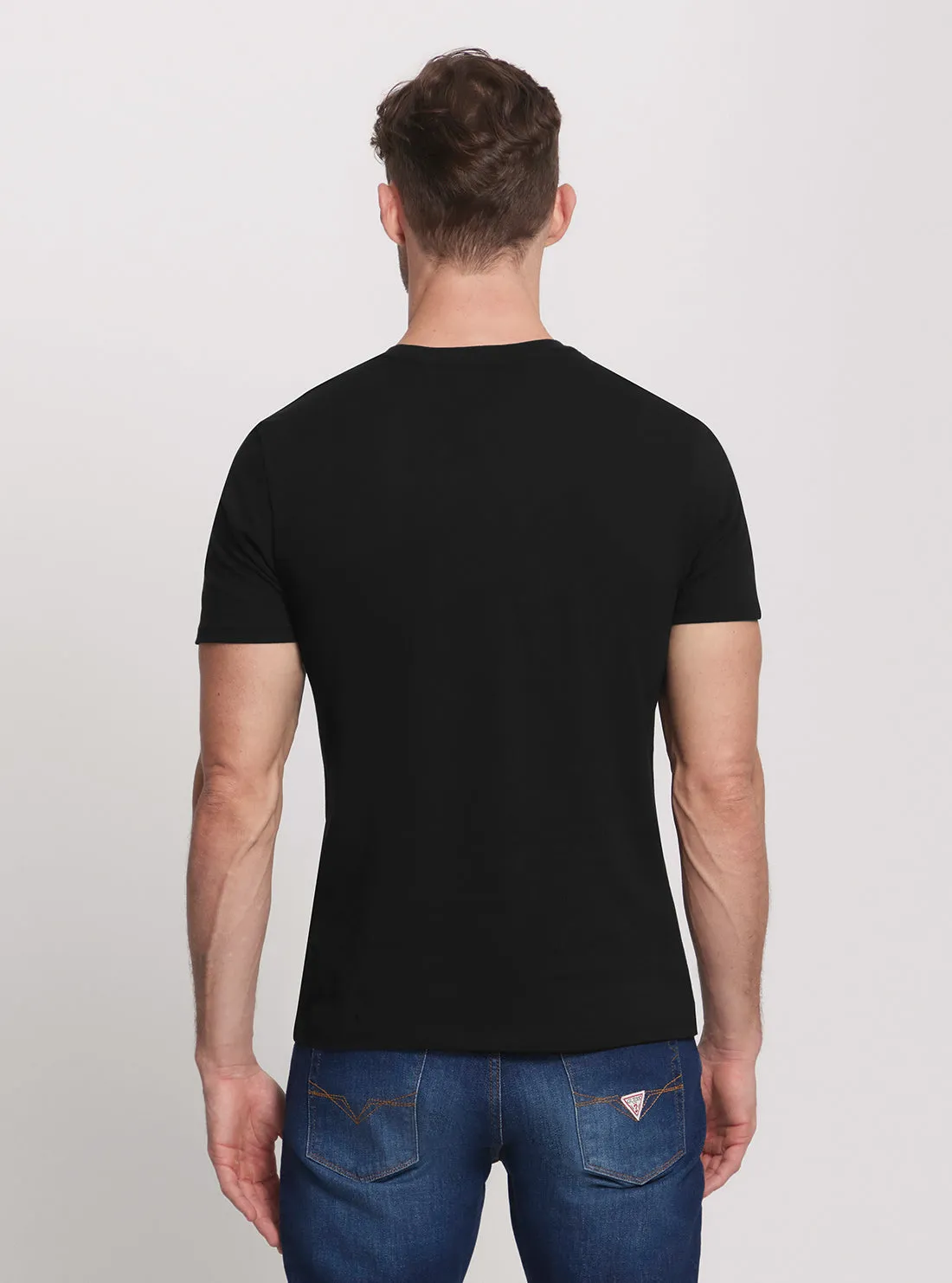 Black Quatro G Logo Floral T-Shirt