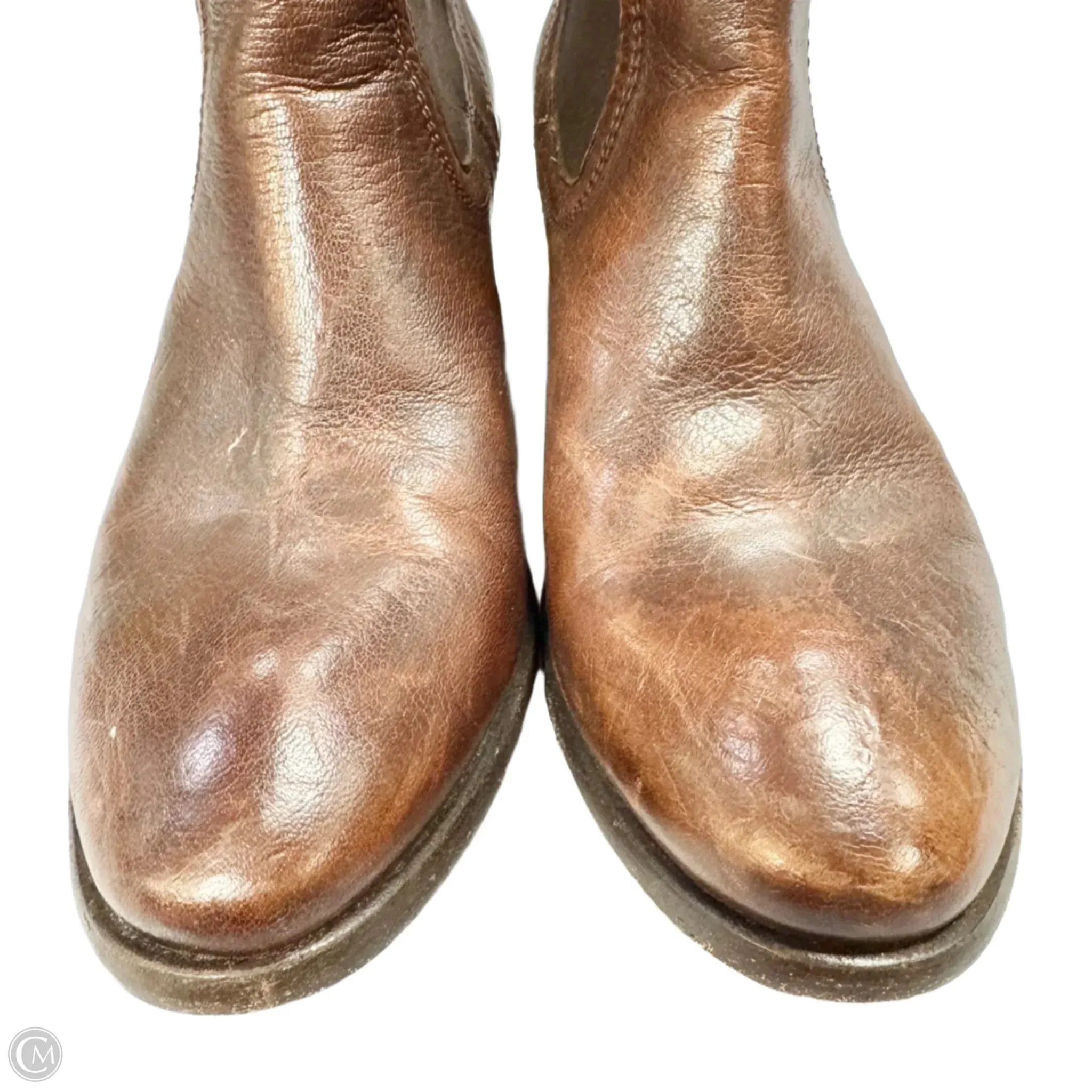 Boots Designer By Frye In Brown, Size: 8.5