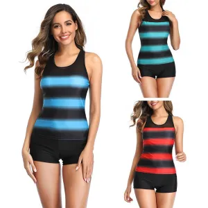 Explosive slim conservative split swimsuit sports swimwear Europe and America