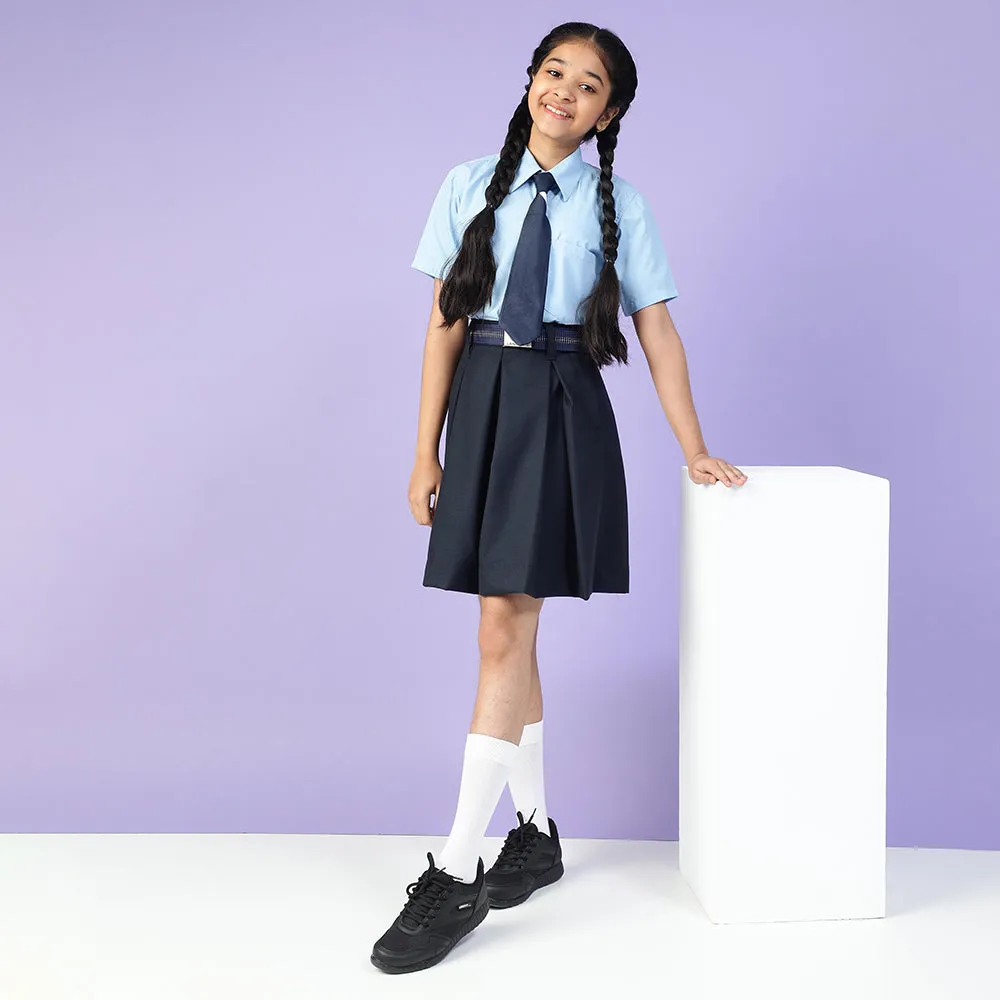 Force 10 Black Lacing Uniform School Shoes For Kids 9906-90GN By Liberty