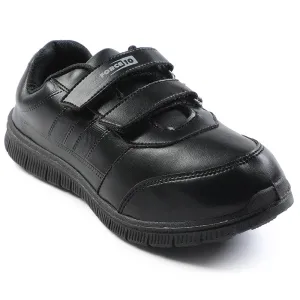 Force 10 Black Non Lacing Uniform School Shoes For Kids GOLA-SCHV By Liberty