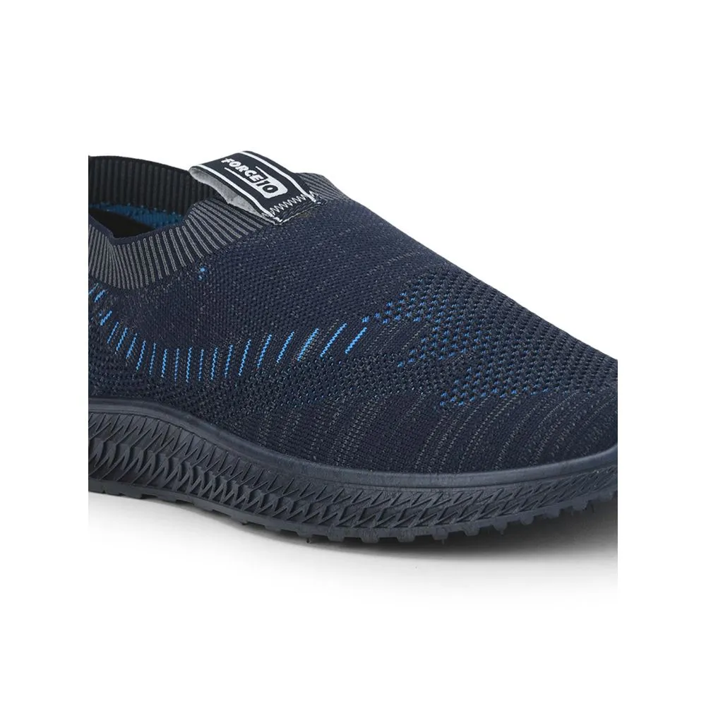 Force 10 Navy Blue Sports Non Lacing Shoe For Men ROKKY-1 By Liberty