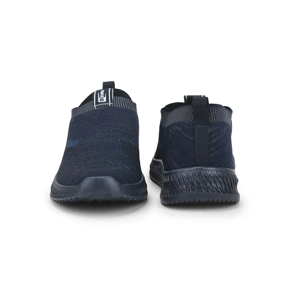 Force 10 Navy Blue Sports Non Lacing Shoe For Men ROKKY-1 By Liberty