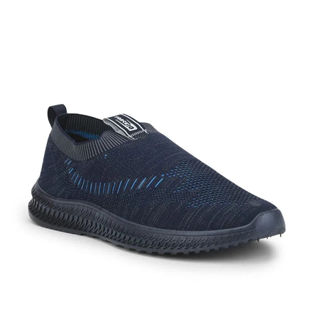 Force 10 Navy Blue Sports Non Lacing Shoe For Men ROKKY-1 By Liberty