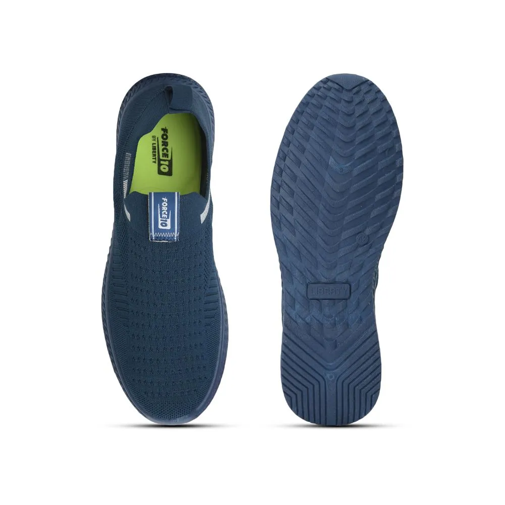 Force 10 Sports Teal Blue Walking Shoes For Men ROKKY-4 By Liberty