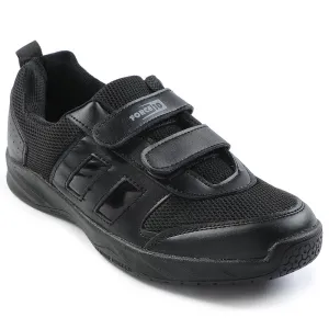 Force Black Non Lacing Uniform School Shoes For Kids SKOLGAME-V By Liberty