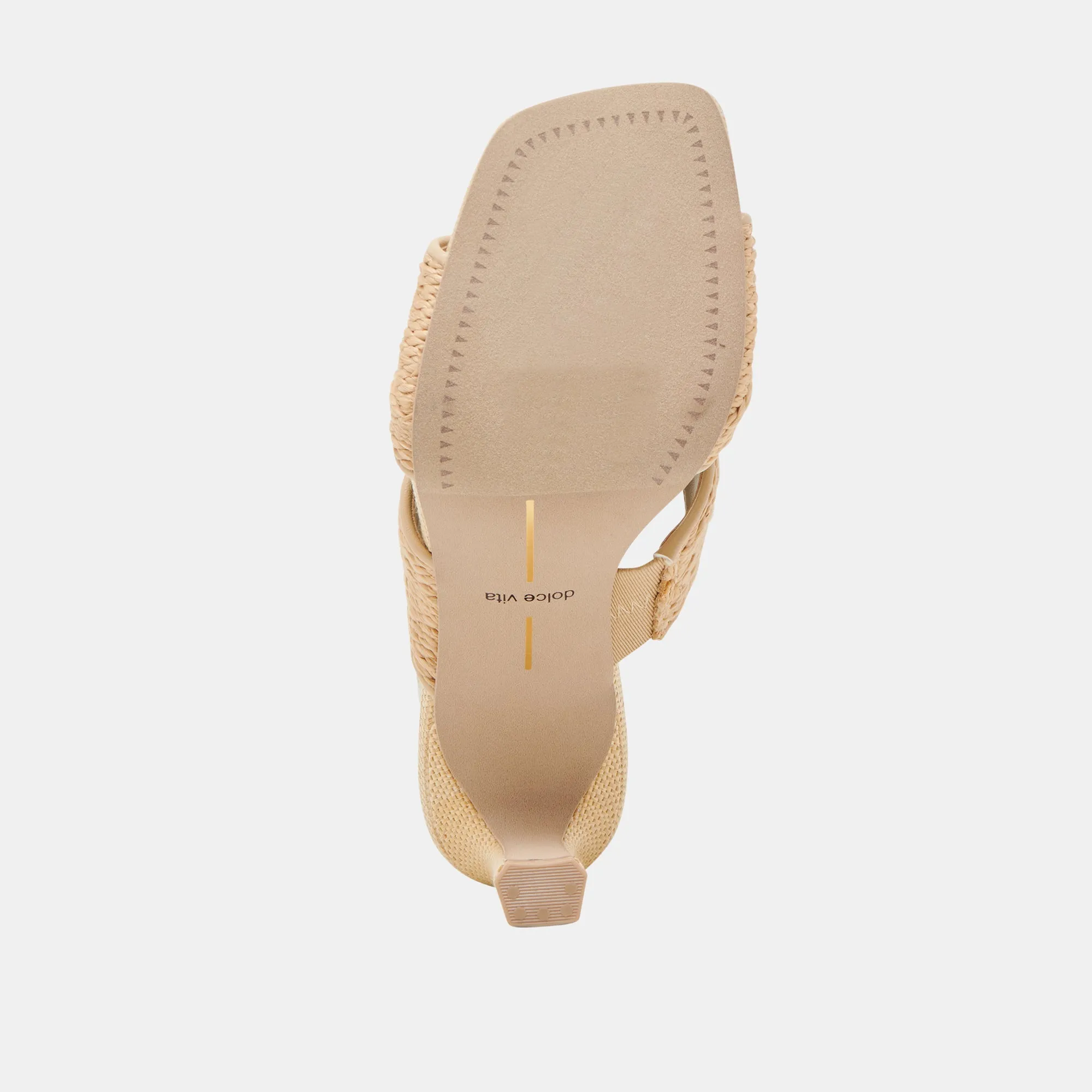 GITEL HEELS LT NATURAL RAFFIA