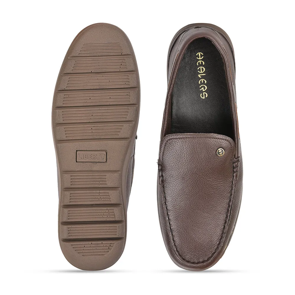 Healers Casual (Brown) Slip-On Shoes For Men SYN-16 By Liberty