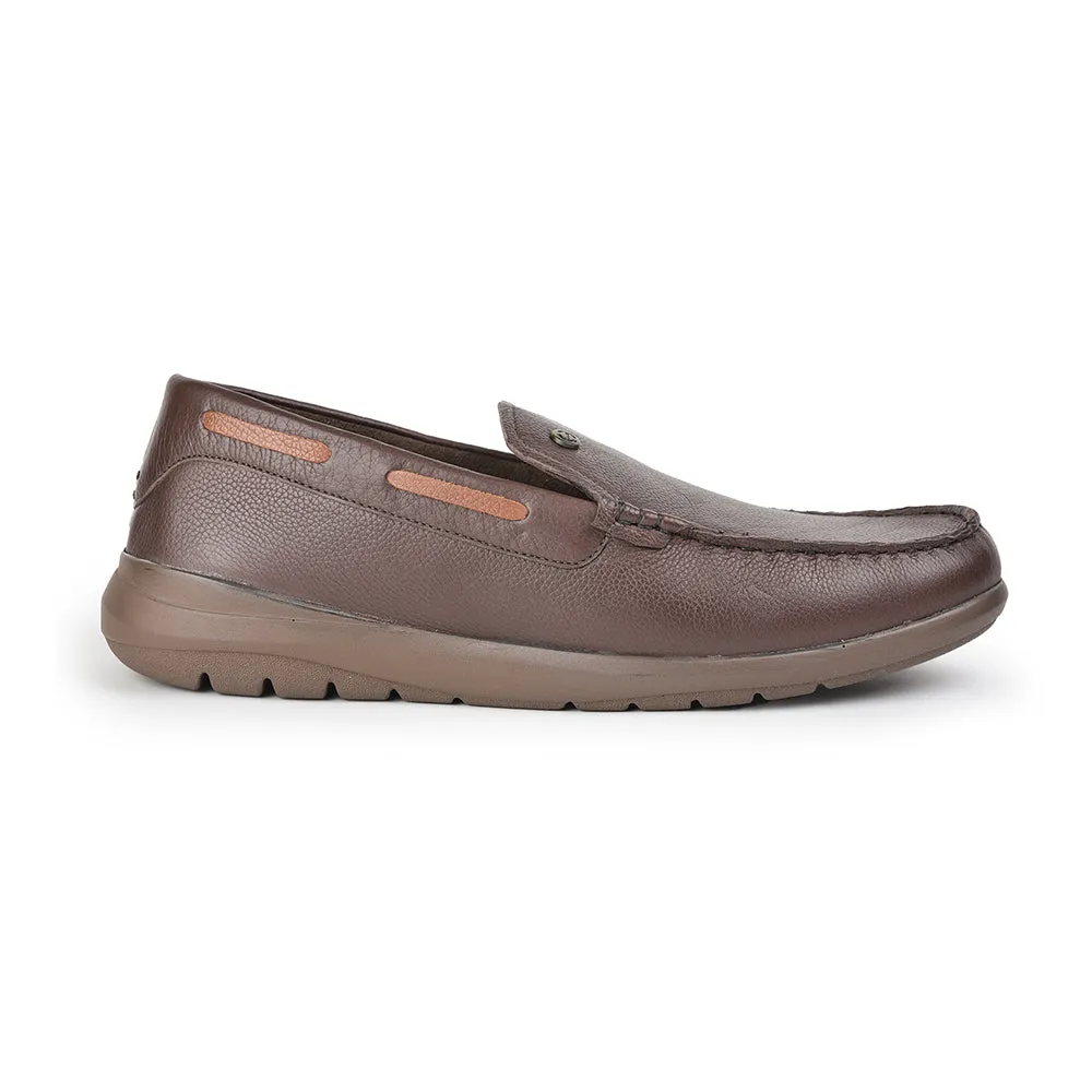 Healers Casual (Brown) Slip-On Shoes For Men SYN-16 By Liberty