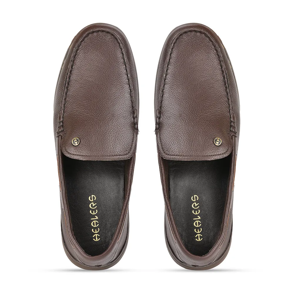 Healers Casual (Brown) Slip-On Shoes For Men SYN-16 By Liberty