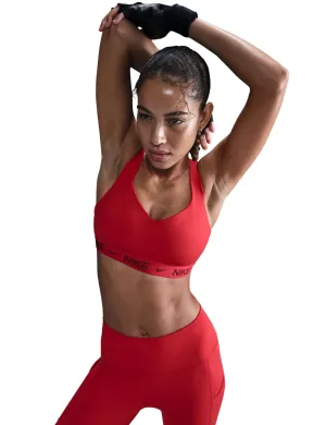 Indy High Support Sports Bra - University Red/Dark Team Red