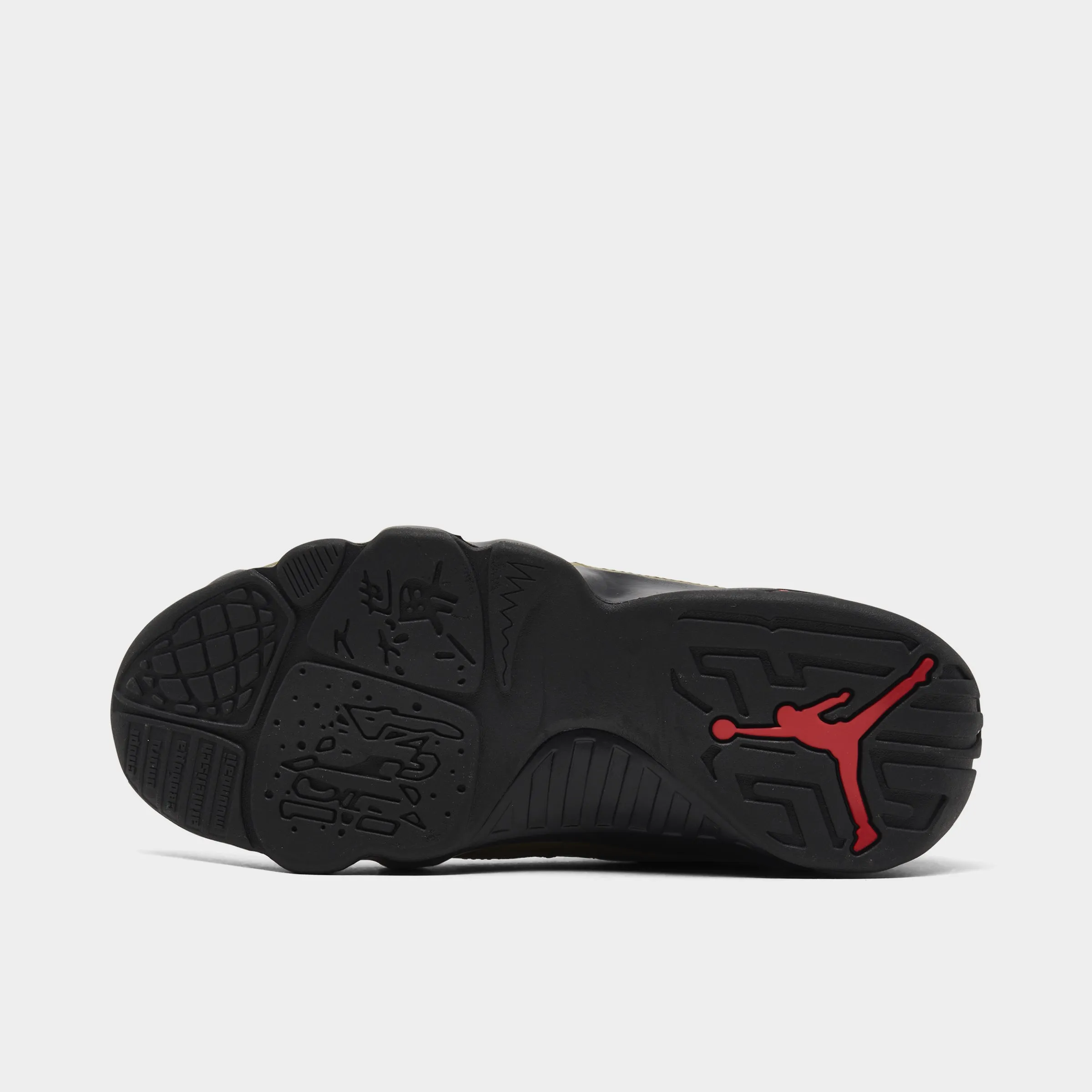 Jordan 9 Retro GS Black / True Red - Light Olive