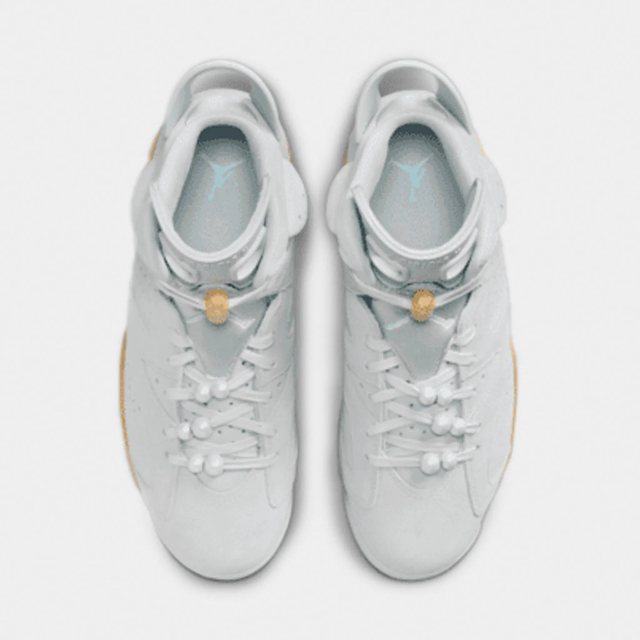 Jordan Women's 6 Retro Pure Platinum / Metallic Gold - Coconut Milk