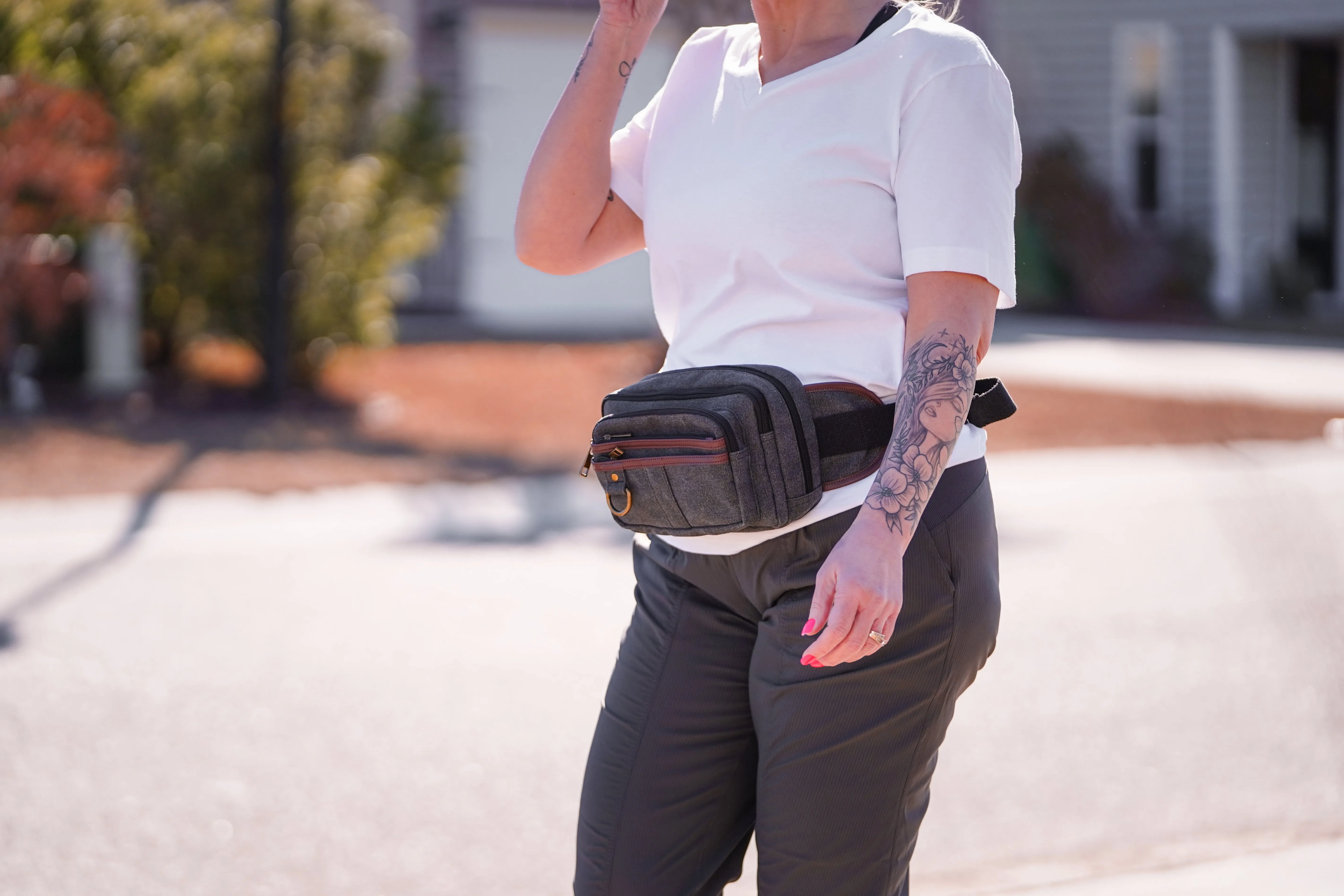 Klamath Unisex Canvas Concealed Carry Waist Bag