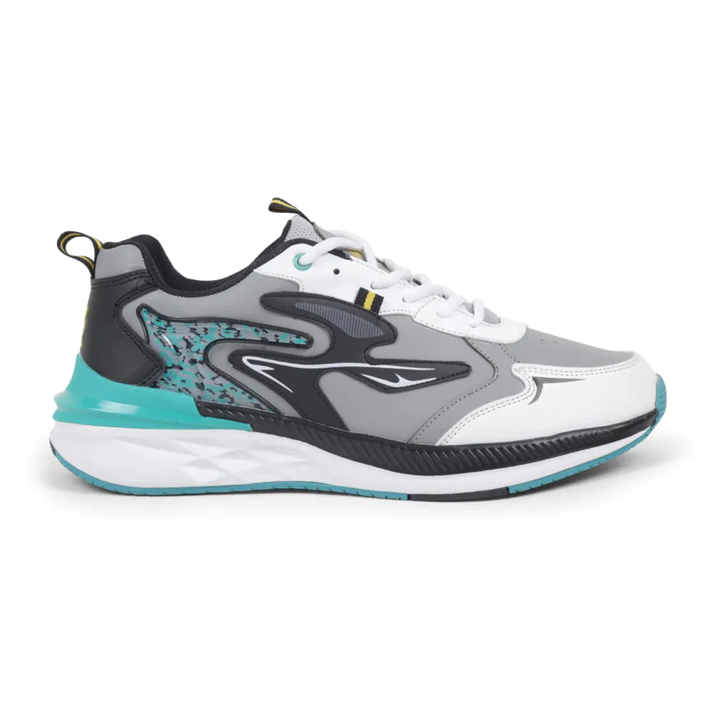 Leap7x By Liberty Men MONTEX-1 Grey Sports Lacing Shoes