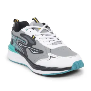 Leap7x By Liberty Men MONTEX-1 Grey Sports Lacing Shoes