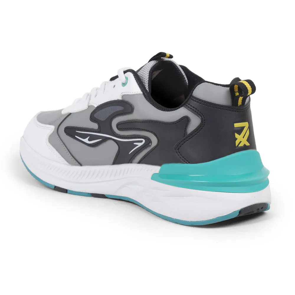 Leap7x By Liberty Men MONTEX-1 Grey Sports Lacing Shoes