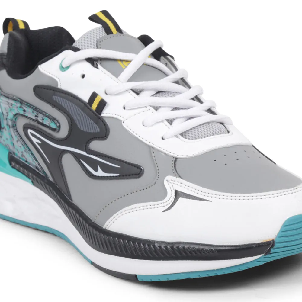 Leap7x By Liberty Men MONTEX-1 Grey Sports Lacing Shoes