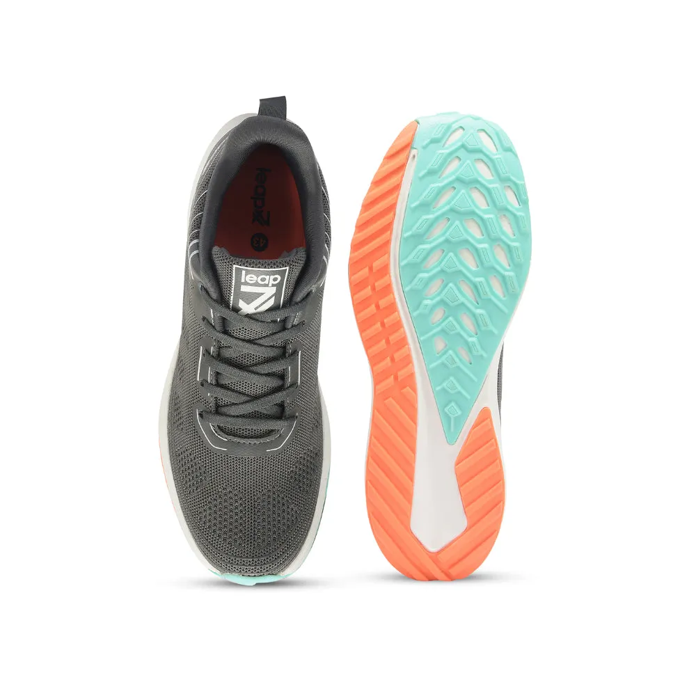 Leap7x By Liberty Men RW-12 Grey Sports Lacing Shoes