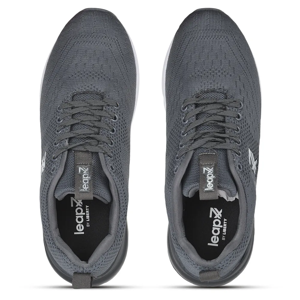 Leap7x Lacing Sports Shoes For Men (Grey) REVOLT By Liberty