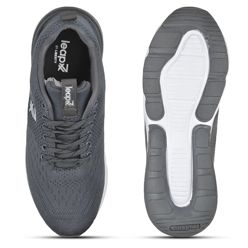 Leap7x Lacing Sports Shoes For Men (Grey) REVOLT By Liberty
