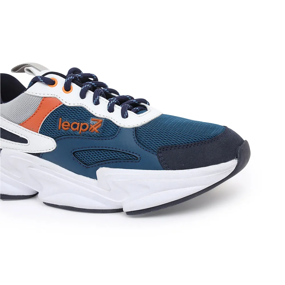 Leap7x Lacing Teal Blue Casual Shoes For Men JOSE By Liberty