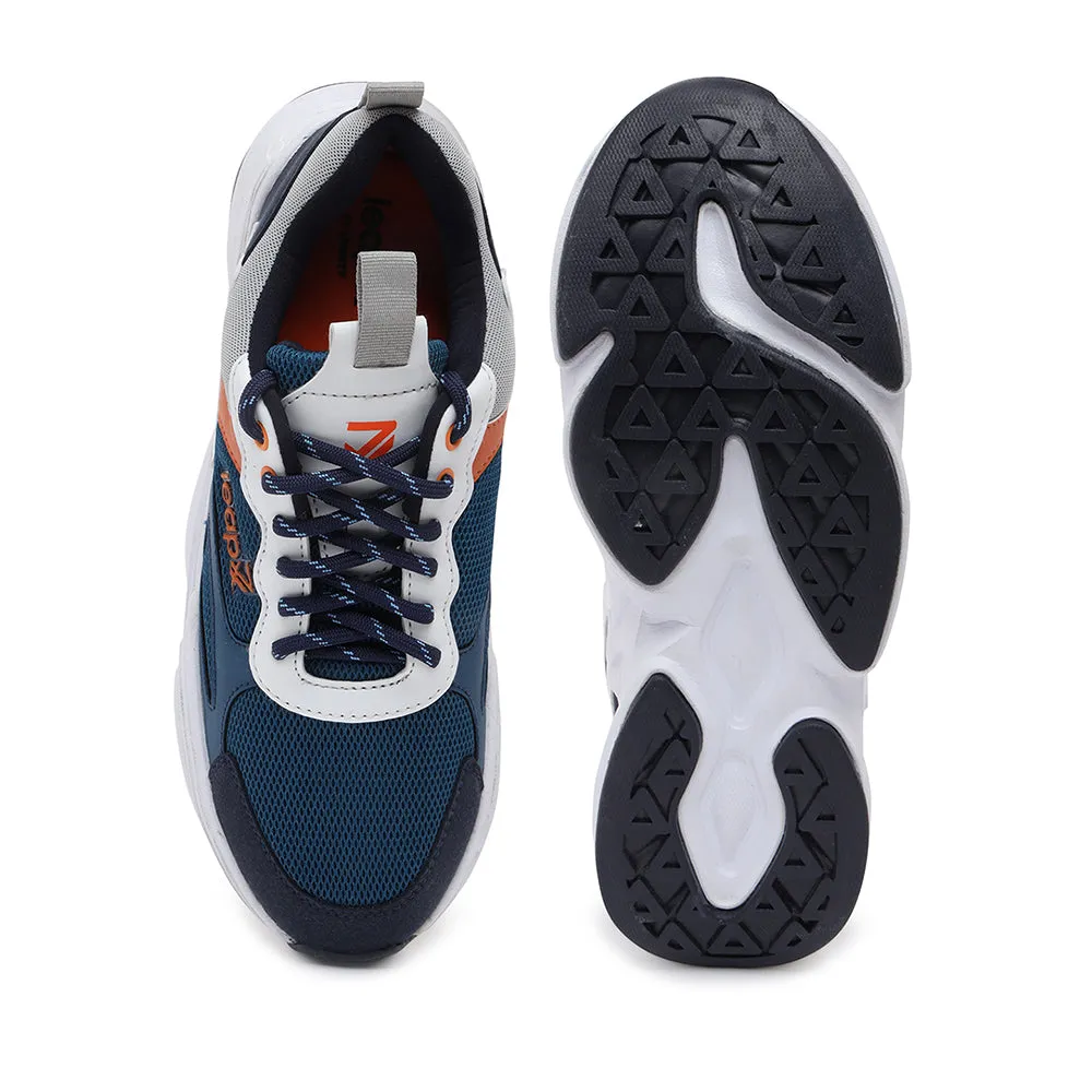 Leap7x Lacing Teal Blue Casual Shoes For Men JOSE By Liberty