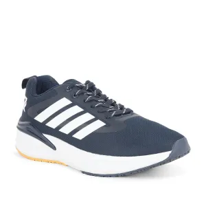 Leap7x Navy Blue Sports Lacing Running Shoes For Men CAPSICO-1 By Liberty