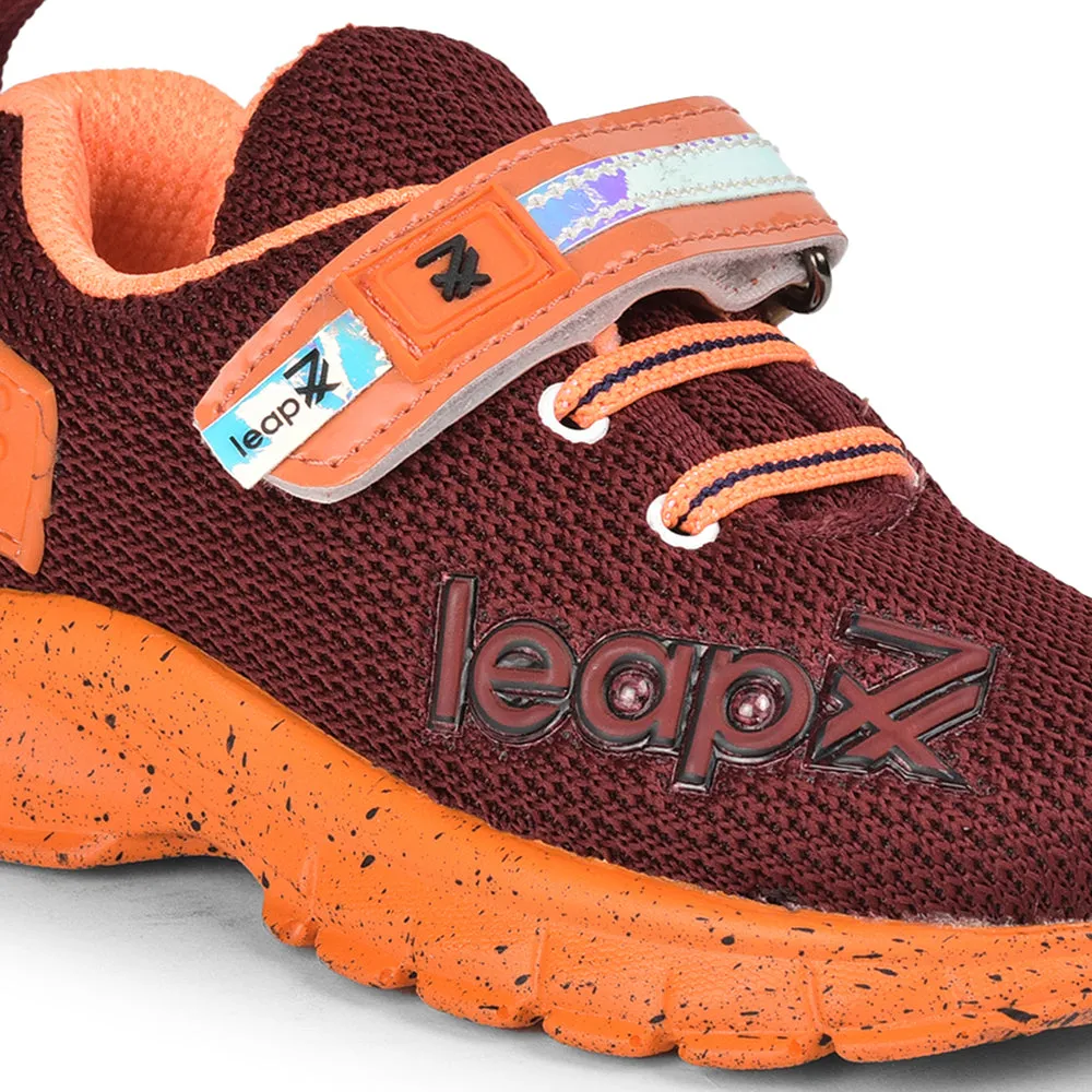 Leap7x Slip-on Casual Shoes For Kids (Maroon) (JEEVA-08) By Liberty