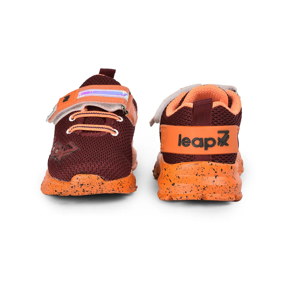 Leap7x Slip-on Casual Shoes For Kids (Maroon) (JEEVA-08) By Liberty