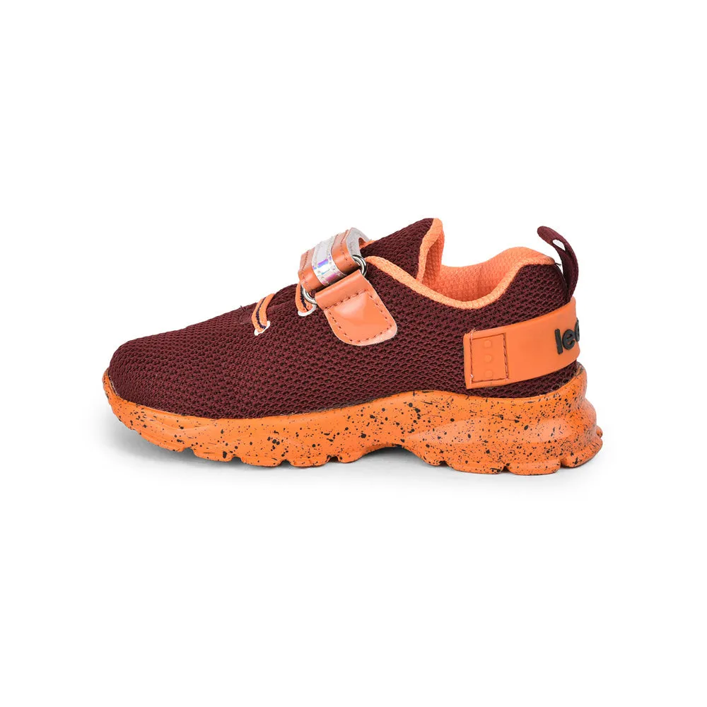 Leap7x Slip-on Casual Shoes For Kids (Maroon) (JEEVA-08) By Liberty