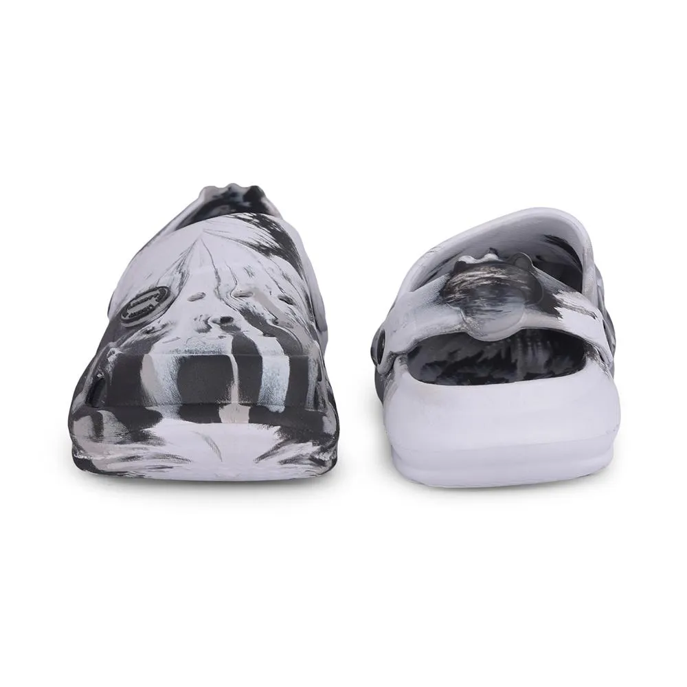 Lucy & Luke Black Slingback Clogs For Kids ALEX-02E By Liberty