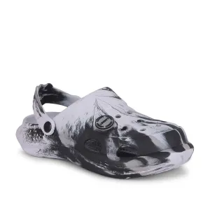Lucy & Luke Black Slingback Clogs For Kids ALEX-02E By Liberty