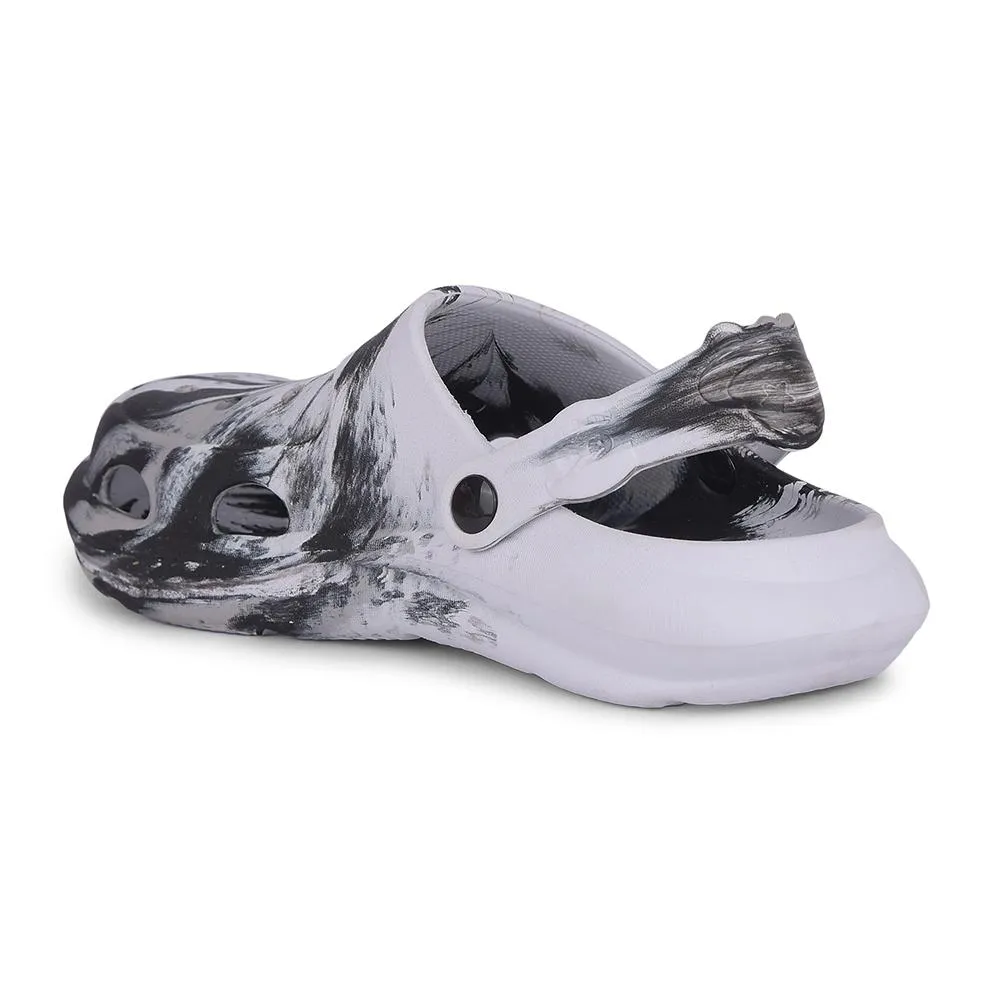 Lucy & Luke Black Slingback Clogs For Kids ALEX-02E By Liberty