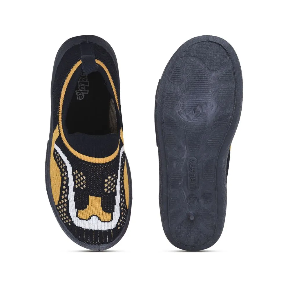 Lucy & Luke (N.Blue) Casual Non Lacing Shoes For Kids 8152-1 By Liberty