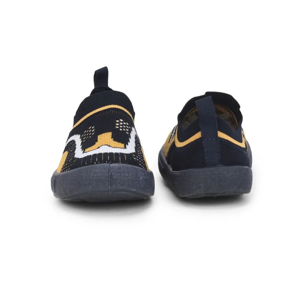 Lucy & Luke (N.Blue) Casual Non Lacing Shoes For Kids 8152-1 By Liberty