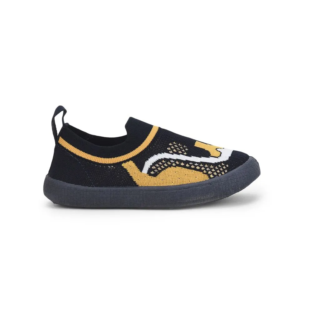 Lucy & Luke (N.Blue) Casual Non Lacing Shoes For Kids 8152-1 By Liberty