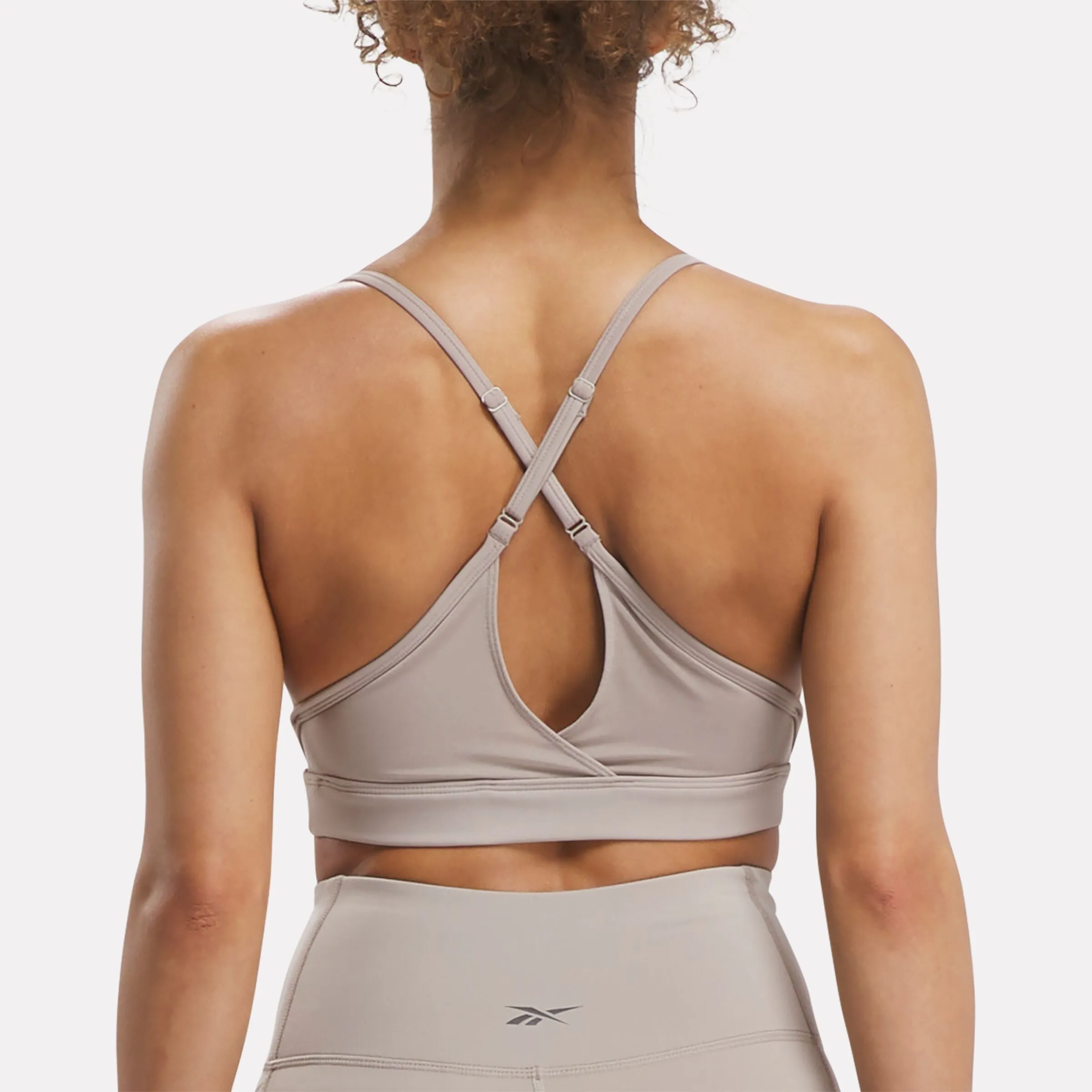 Lux Strappy Sports Bra Ash