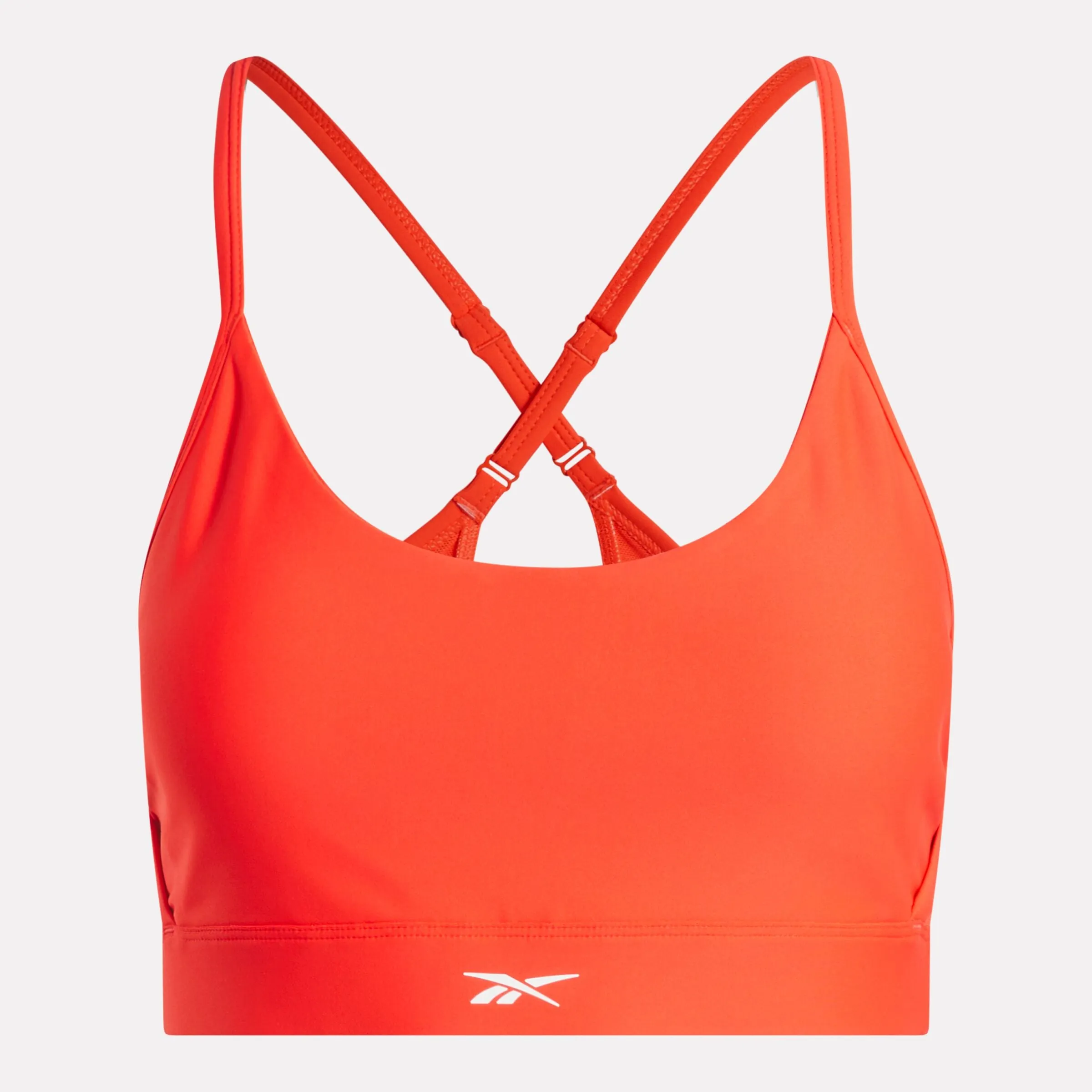 Lux Strappy Sports Bra Energy Red