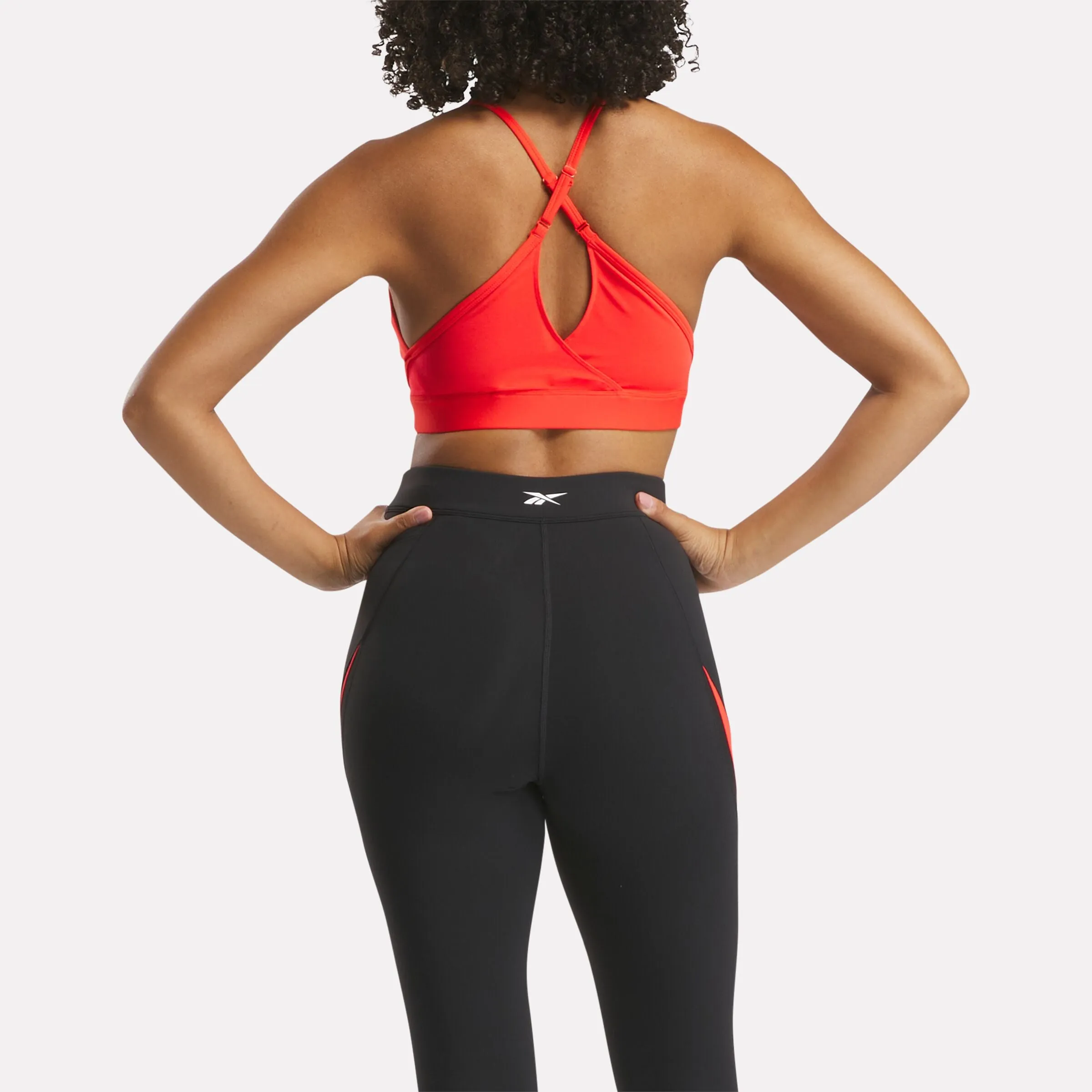 Lux Strappy Sports Bra Energy Red