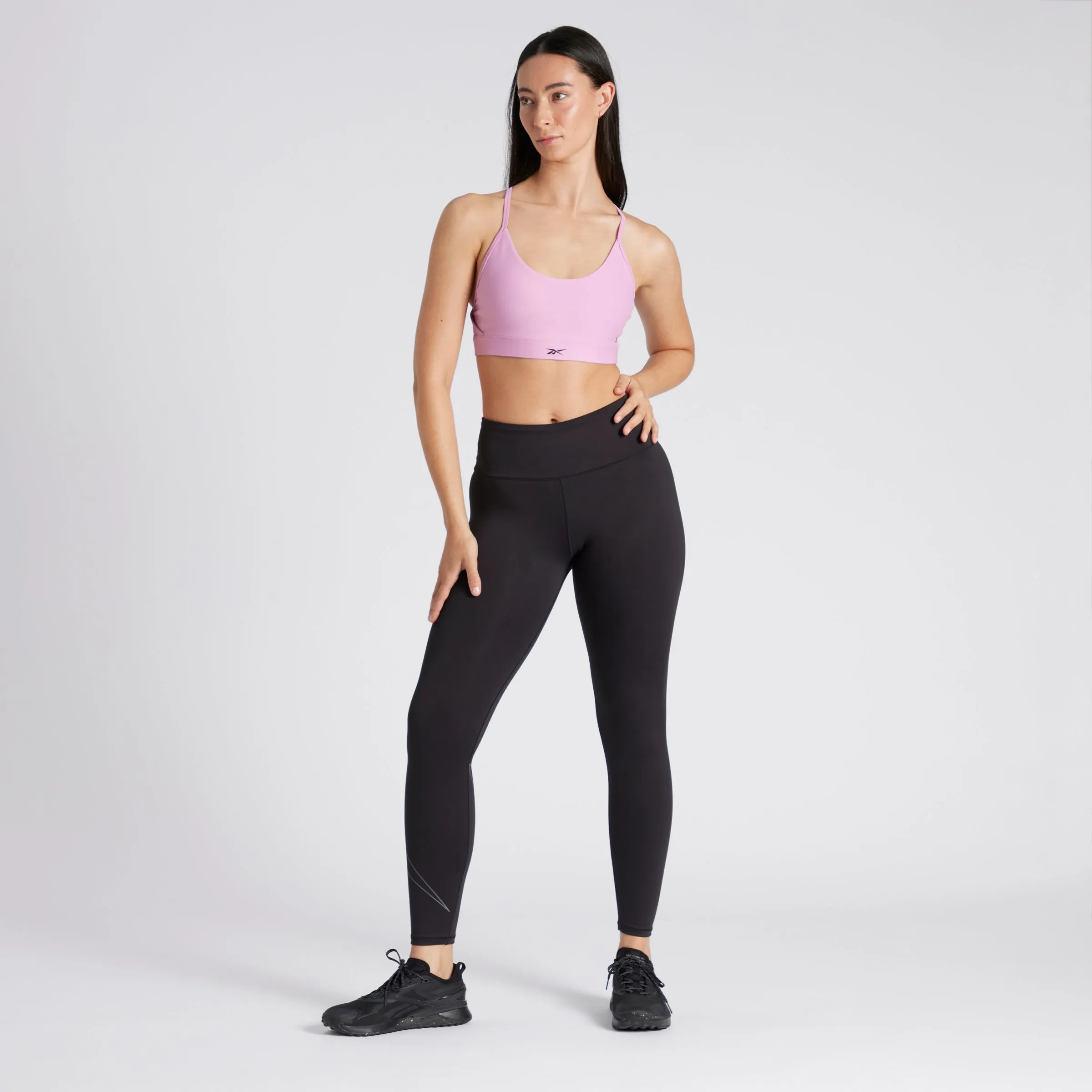 Lux Strappy Sports Bra Jasmine Pink