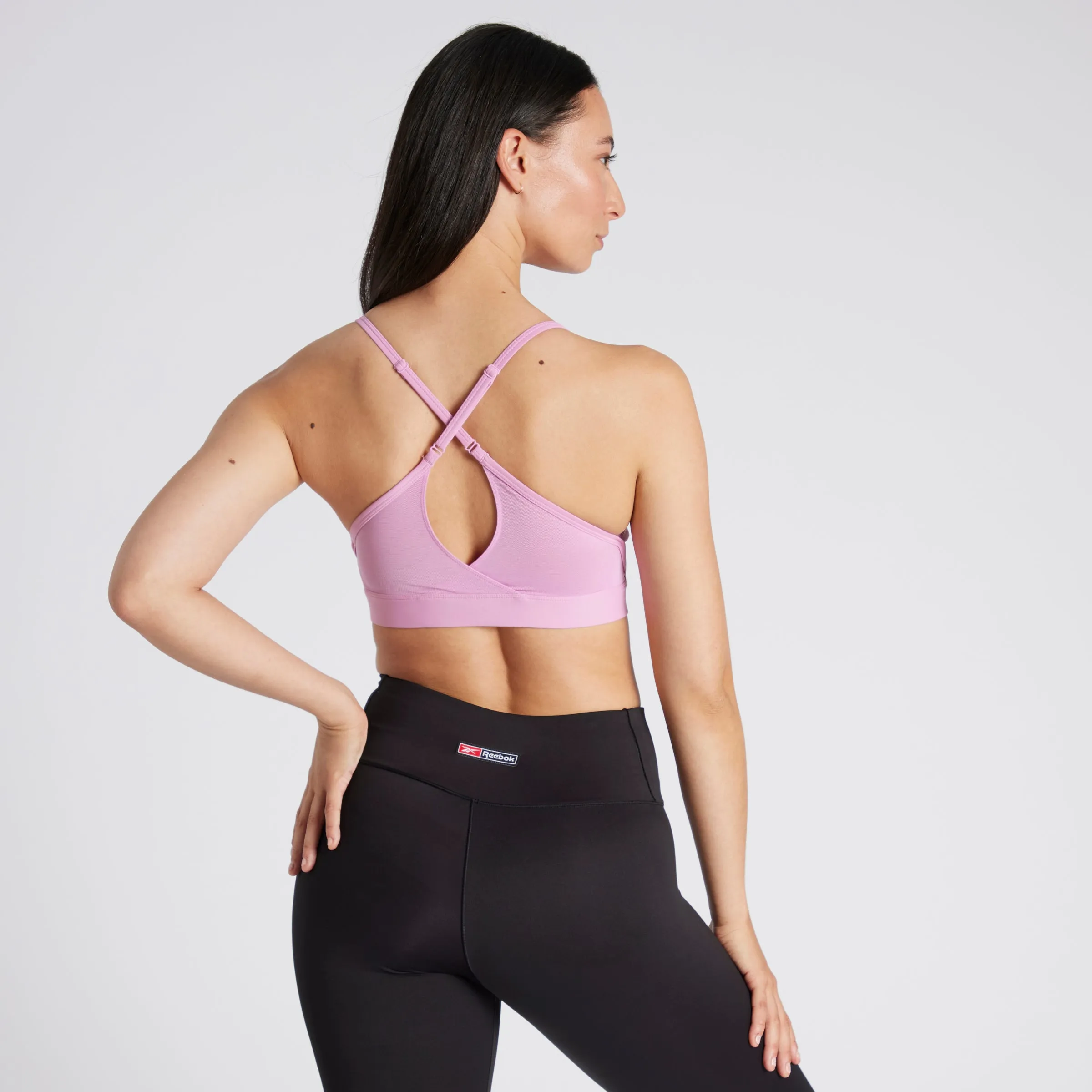 Lux Strappy Sports Bra Jasmine Pink
