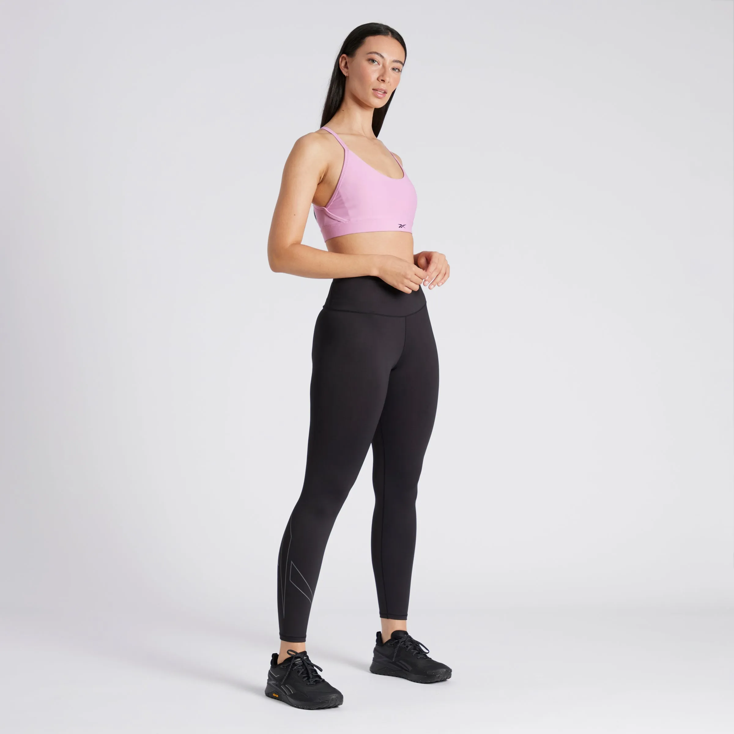 Lux Strappy Sports Bra Jasmine Pink