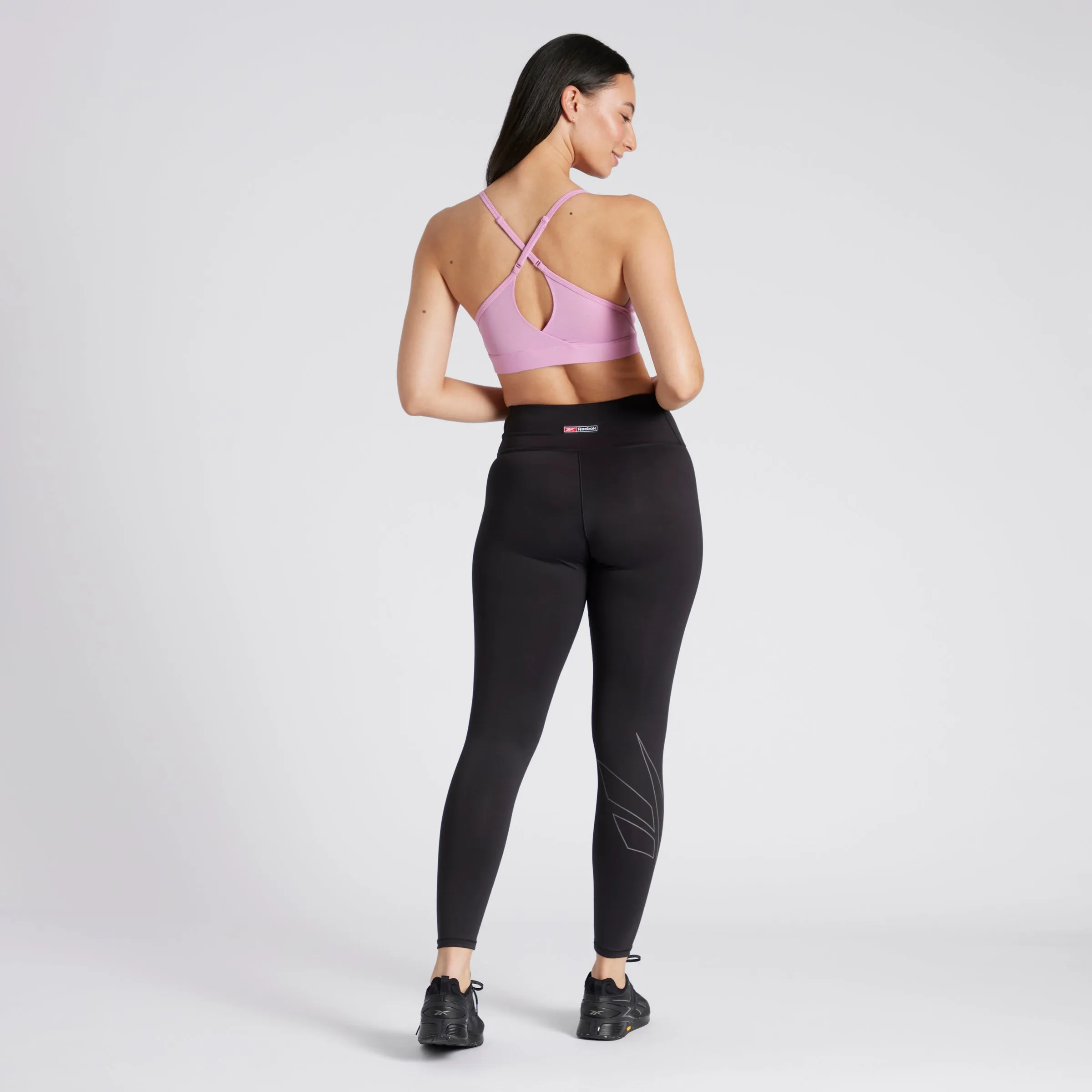 Lux Strappy Sports Bra Jasmine Pink